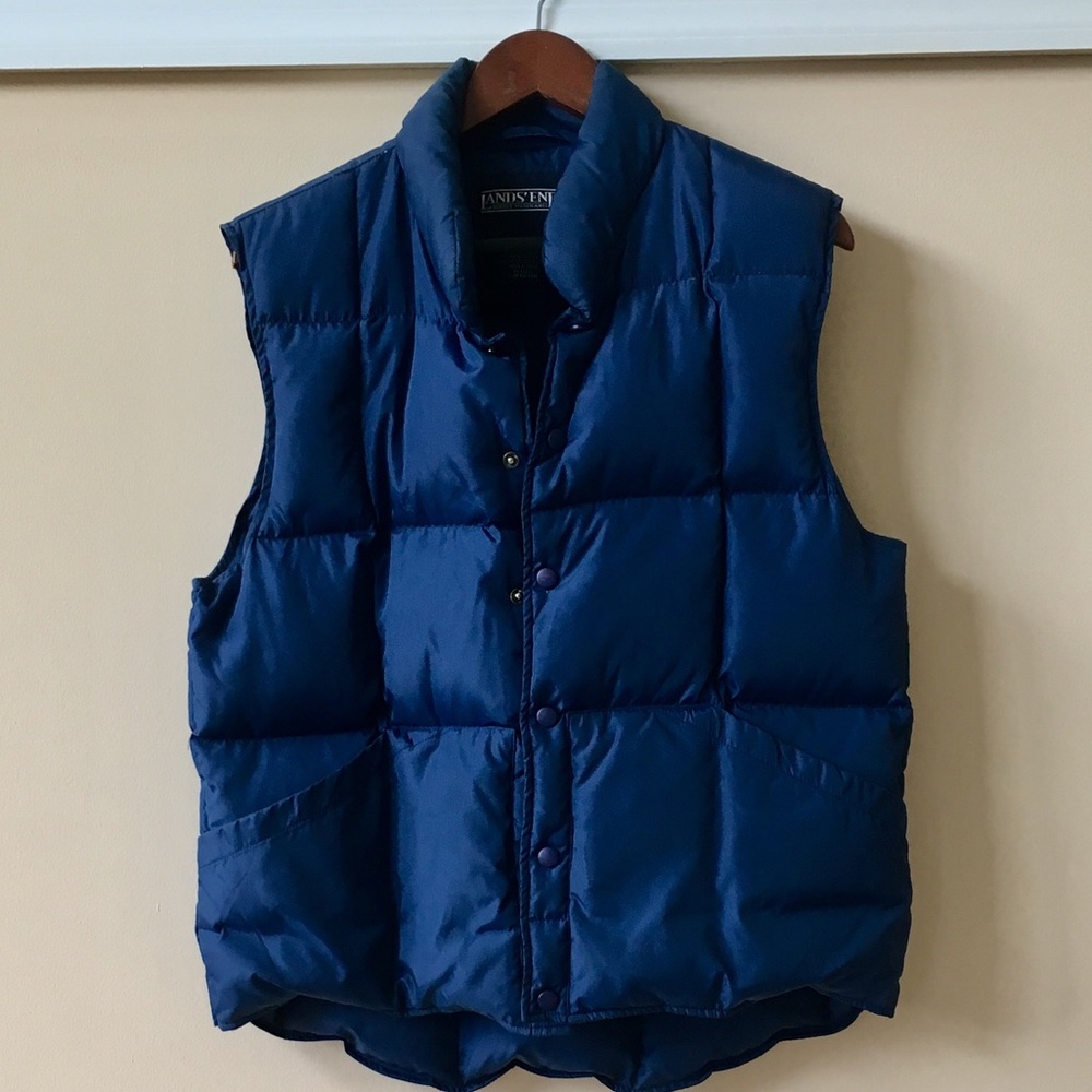 Lands’ End down vest